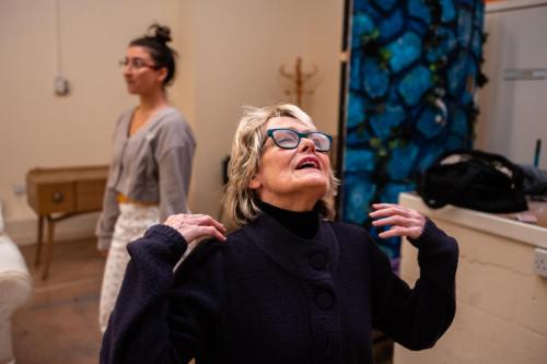 Maureen Carr in rehearsals