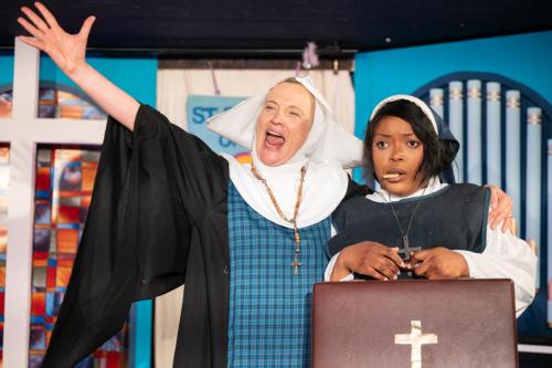 Pauline-Goldsmith-and-Laura-Lovemore-in- Nun-Of-Your-Business -Tommy-Ga-Ken-Wan